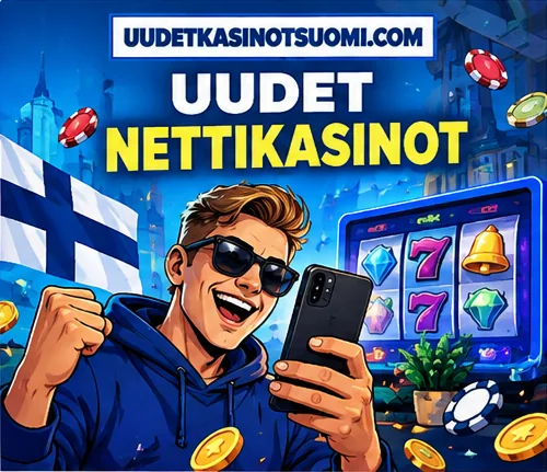 Kuvitettu aikuinen pelaaja puhelimen ja kolikkopelin äärellä.